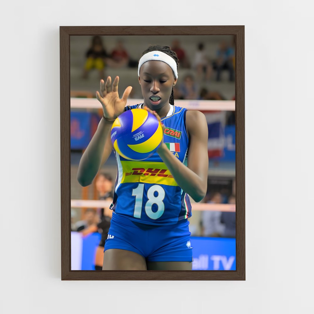Poster Énergie de Volley – affiche Volleyball (vue 5)